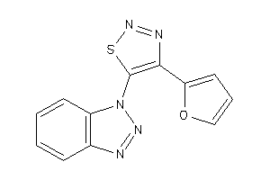 Image of 5-(benzotriazol-1-yl)-4-(2-furyl)thiadiazole