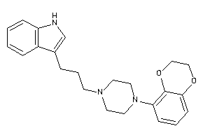 3-[3-[4-(2,3-dihydro-1,4-benzodioxin-5-yl)piperazino]propyl]-1H-indole