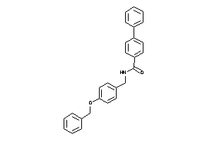 Image of N-(4-benzoxybenzyl)-4-phenyl-benzamide