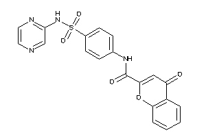 4-keto-N-[4-(pyrazin-2-ylsulfamoyl)phenyl]chromene-2-carboxamide