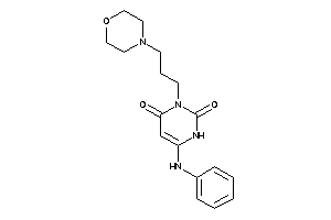 6-anilino-3-(3-morpholinopropyl)uracil