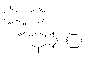 2,7-diphenyl-N-(3-pyridyl)-4,7-dihydro-[1,2,4]triazolo[1,5-a]pyrimidine-6-carboxamide