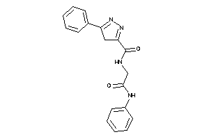 N-(2-anilino-2-keto-ethyl)-5-phenyl-4H-pyrazole-3-carboxamide