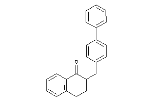 Image of 2-(4-phenylbenzyl)tetralin-1-one