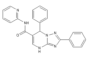 2,7-diphenyl-N-(2-pyridyl)-4,7-dihydro-[1,2,4]triazolo[1,5-a]pyrimidine-6-carboxamide