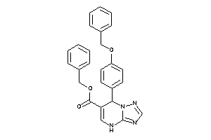 7-(4-benzoxyphenyl)-4,7-dihydro-[1,2,4]triazolo[1,5-a]pyrimidine-6-carboxylic Acid Benzyl Ester