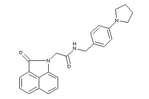 Image of 2-(ketoBLAHyl)-N-(4-pyrrolidinobenzyl)acetamide
