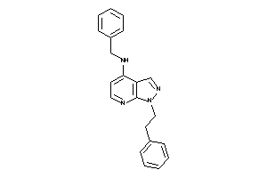 Benzyl-(1-phenethylpyrazolo[3,4-b]pyridin-4-yl)amine