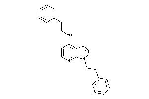 Phenethyl-(1-phenethylpyrazolo[3,4-b]pyridin-4-yl)amine