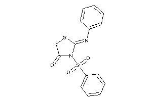 3-besyl-2-phenylimino-thiazolidin-4-one