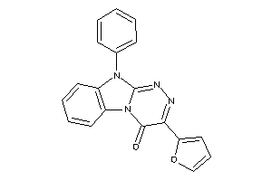 Image of 3-(2-furyl)-10-phenyl-[1,2,4]triazino[4,3-a]benzimidazol-4-one