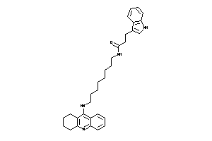 3-(1H-indol-3-yl)-N-[8-(1,2,3,4-tetrahydroacridin-9-ylamino)octyl]propionamide