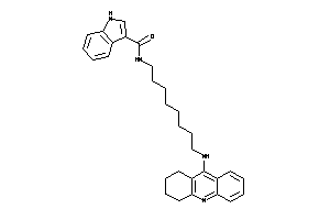 N-[8-(1,2,3,4-tetrahydroacridin-9-ylamino)octyl]-1H-indole-3-carboxamide