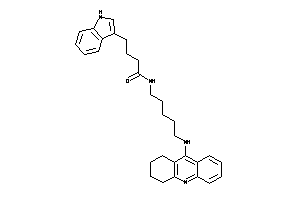 4-(1H-indol-3-yl)-N-[5-(1,2,3,4-tetrahydroacridin-9-ylamino)pentyl]butyramide