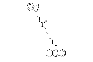 N-[6-(1,2,3,4-tetrahydroacridin-9-ylamino)hexyl]carbamic Acid 2-(1H-indol-3-yl)ethyl Ester