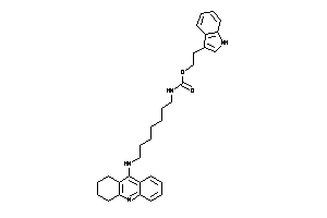 N-[7-(1,2,3,4-tetrahydroacridin-9-ylamino)heptyl]carbamic Acid 2-(1H-indol-3-yl)ethyl Ester