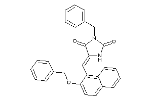 5-[(2-benzoxy-1-naphthyl)methylene]-3-benzyl-hydantoin