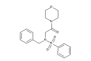 Image of N-benzyl-N-(2-keto-2-morpholino-ethyl)benzenesulfonamide