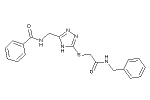 Image of N-[[5-[[2-(benzylamino)-2-keto-ethyl]thio]-4H-1,2,4-triazol-3-yl]methyl]benzamide