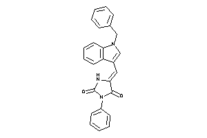 5-[(1-benzylindol-3-yl)methylene]-3-phenyl-hydantoin