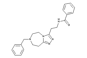 Image of N-[2-(7-benzyl-5,6,8,9-tetrahydro-[1,2,4]triazolo[3,4-g][1,4]diazepin-3-yl)ethyl]benzamide