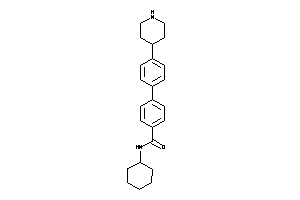 N-cyclohexyl-4-[4-(4-piperidyl)phenyl]benzamide