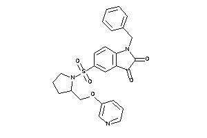 1-benzyl-5-[2-(3-pyridyloxymethyl)pyrrolidino]sulfonyl-isatin