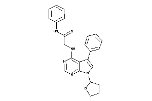 N-phenyl-2-[[5-phenyl-7-(tetrahydrofuryl)pyrrolo[2,3-d]pyrimidin-4-yl]amino]acetamide