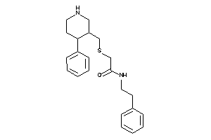 N-phenethyl-2-[(4-phenyl-3-piperidyl)methylthio]acetamide