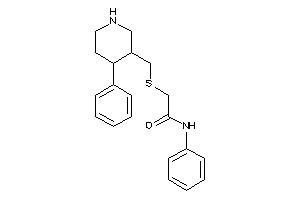 N-phenyl-2-[(4-phenyl-3-piperidyl)methylthio]acetamide