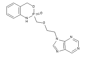 9-(2-purin-9-ylethoxymethyl)-8-oxa-10-aza-9$l^{5}-phosphabicyclo[4.4.0]deca-1(6),2,4-triene 9-oxide