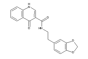 N-homopiperonyl-4-keto-1H-quinoline-3-carboxamide