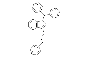 Image of 1-benzhydryl-3-[2-(phenylthio)ethyl]indole