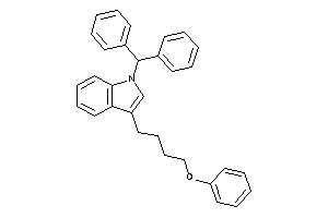 1-benzhydryl-3-(4-phenoxybutyl)indole