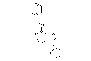 Benzyl-(9-tetrahydrothiophen-2-ylpurin-6-yl)amine