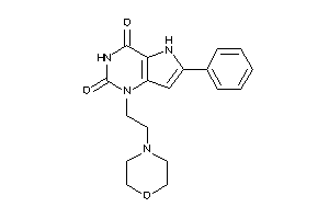 1-(2-morpholinoethyl)-6-phenyl-5H-pyrrolo[3,2-d]pyrimidine-2,4-quinone