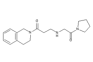 1-(3,4-dihydro-1H-isoquinolin-2-yl)-3-[(2-keto-2-pyrrolidino-ethyl)amino]propan-1-one