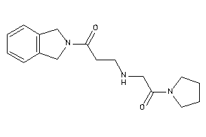 Image of 1-isoindolin-2-yl-3-[(2-keto-2-pyrrolidino-ethyl)amino]propan-1-one