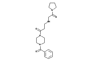 Image of 1-(4-benzoylpiperazino)-3-[(2-keto-2-pyrrolidino-ethyl)amino]propan-1-one