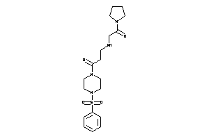 1-(4-besylpiperazino)-3-[(2-keto-2-pyrrolidino-ethyl)amino]propan-1-one