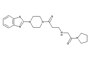 Image of 1-[4-(1,3-benzothiazol-2-yl)piperazino]-3-[(2-keto-2-pyrrolidino-ethyl)amino]propan-1-one