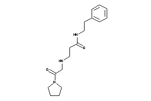 Image of 3-[(2-keto-2-pyrrolidino-ethyl)amino]-N-phenethyl-propionamide