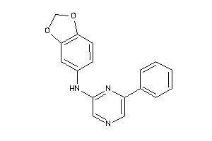 1,3-benzodioxol-5-yl-(6-phenylpyrazin-2-yl)amine