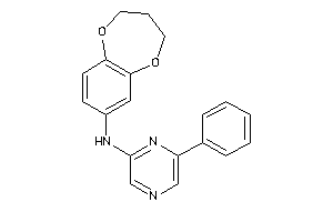 3,4-dihydro-2H-1,5-benzodioxepin-7-yl-(6-phenylpyrazin-2-yl)amine