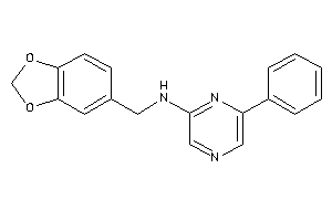 Image of (6-phenylpyrazin-2-yl)-piperonyl-amine