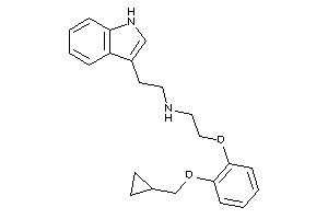 2-[2-(cyclopropylmethoxy)phenoxy]ethyl-[2-(1H-indol-3-yl)ethyl]amine