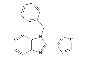 4-(1-benzylbenzimidazol-2-yl)thiazole