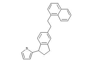2-[5-[2-(1-naphthyl)ethyl]indan-1-yl]thiophene