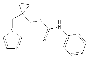 1-[[1-(imidazol-1-ylmethyl)cyclopropyl]methyl]-3-phenyl-thiourea