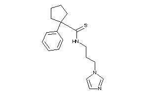 N-(3-imidazol-1-ylpropyl)-1-phenyl-cyclopentanecarbothioamide